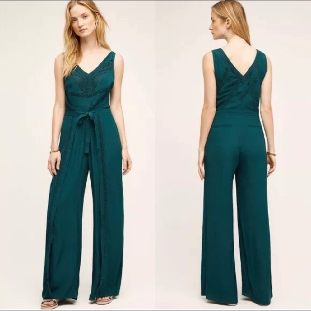 Anthropologie Elevenses Sabine Jumpsuit